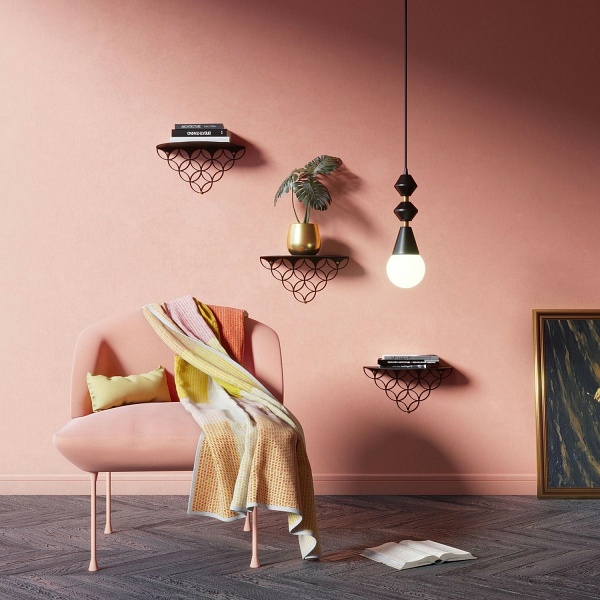 Półka Holo / PM Black - POLYHEDRA